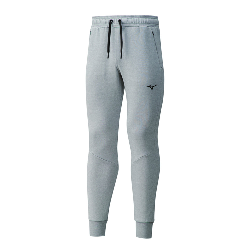 Pantaloni Mizuno Athletic Rib Uomo - Grigie - 62751-RUAE